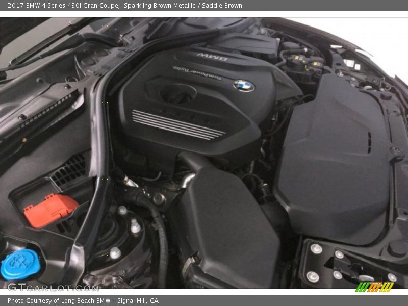 Sparkling Brown Metallic / Saddle Brown 2017 BMW 4 Series 430i Gran Coupe