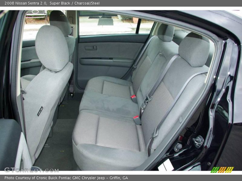 Super Black / Charcoal/Steel 2008 Nissan Sentra 2.0