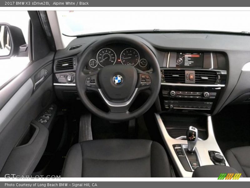 Alpine White / Black 2017 BMW X3 sDrive28i