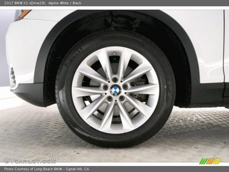 Alpine White / Black 2017 BMW X3 sDrive28i