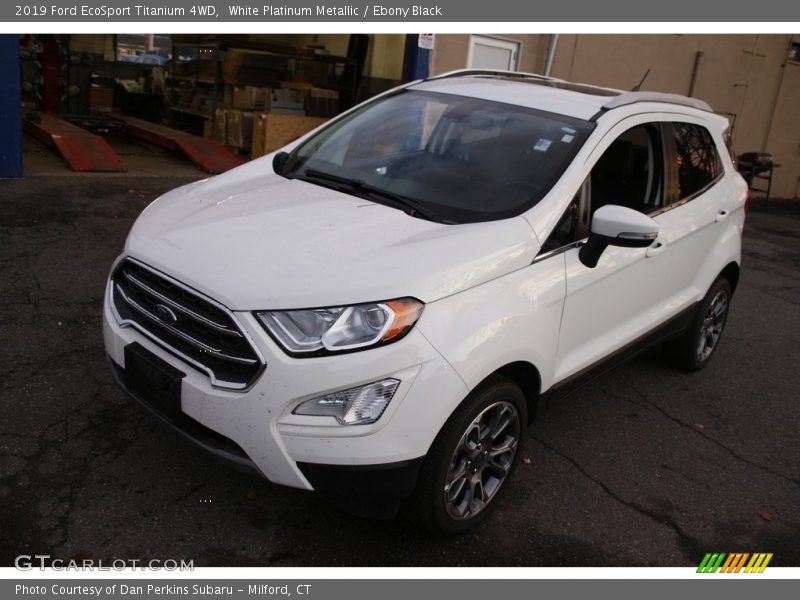 White Platinum Metallic / Ebony Black 2019 Ford EcoSport Titanium 4WD