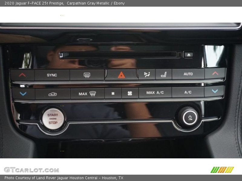 Controls of 2020 F-PACE 25t Prestige