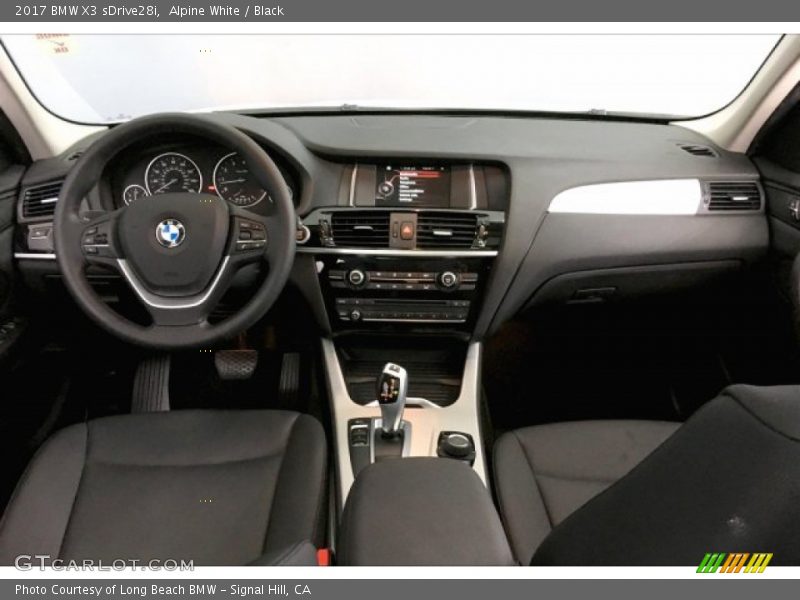 Alpine White / Black 2017 BMW X3 sDrive28i