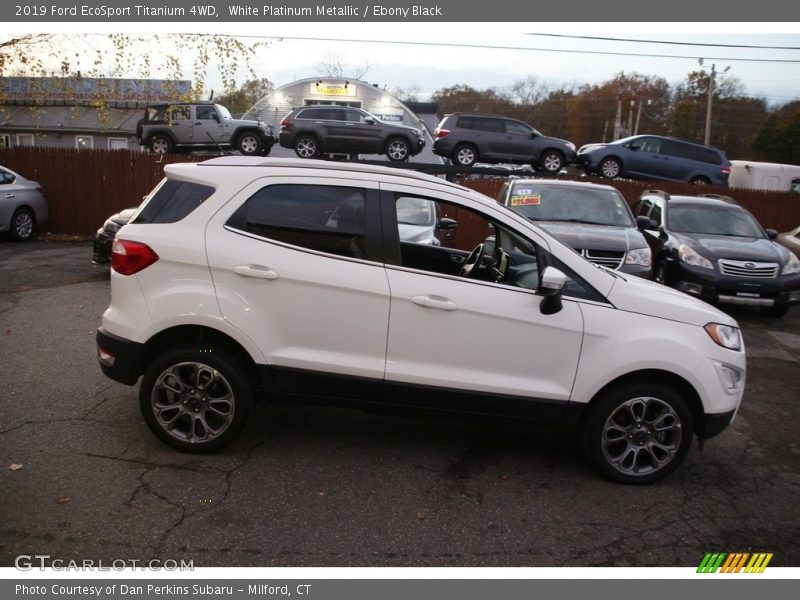 White Platinum Metallic / Ebony Black 2019 Ford EcoSport Titanium 4WD