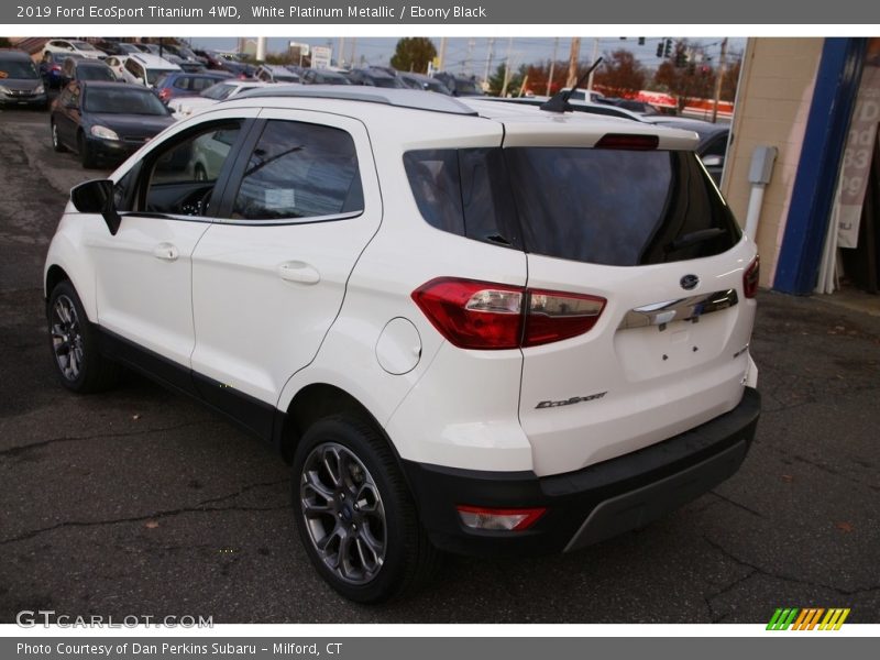 White Platinum Metallic / Ebony Black 2019 Ford EcoSport Titanium 4WD