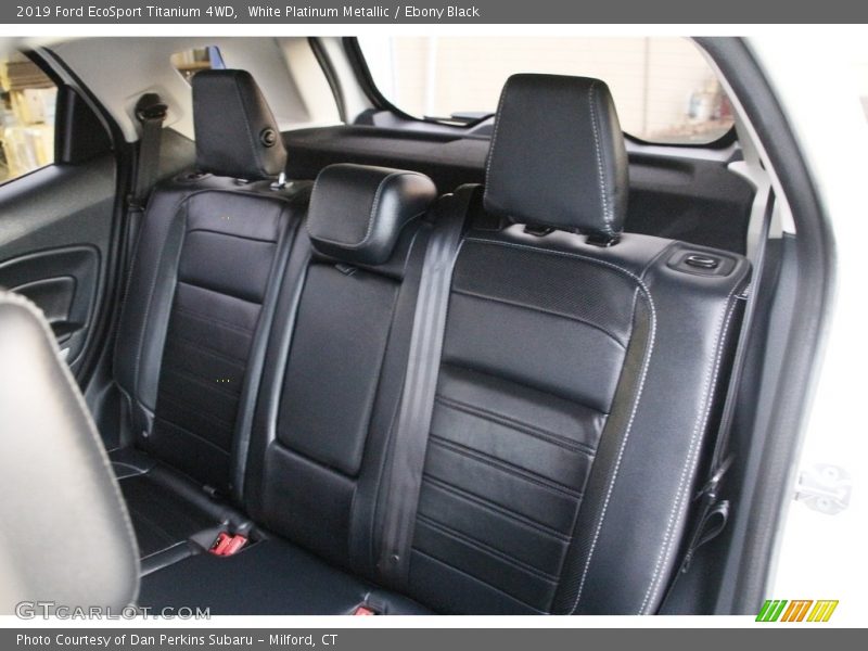 White Platinum Metallic / Ebony Black 2019 Ford EcoSport Titanium 4WD