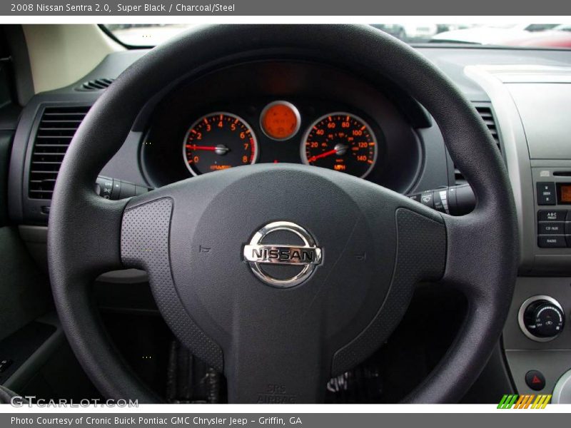 Super Black / Charcoal/Steel 2008 Nissan Sentra 2.0