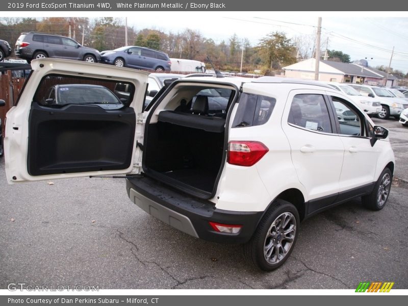 White Platinum Metallic / Ebony Black 2019 Ford EcoSport Titanium 4WD