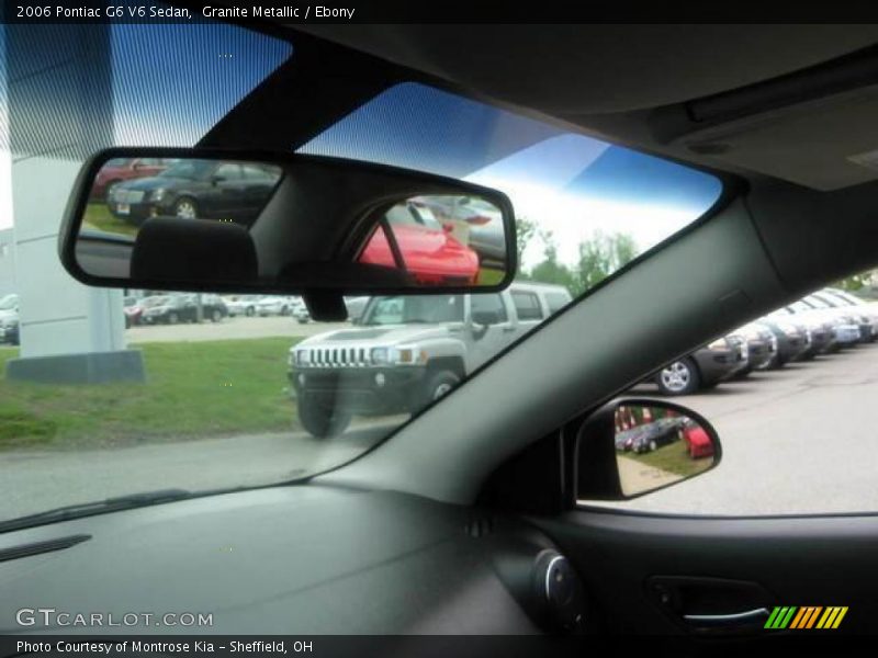 Granite Metallic / Ebony 2006 Pontiac G6 V6 Sedan