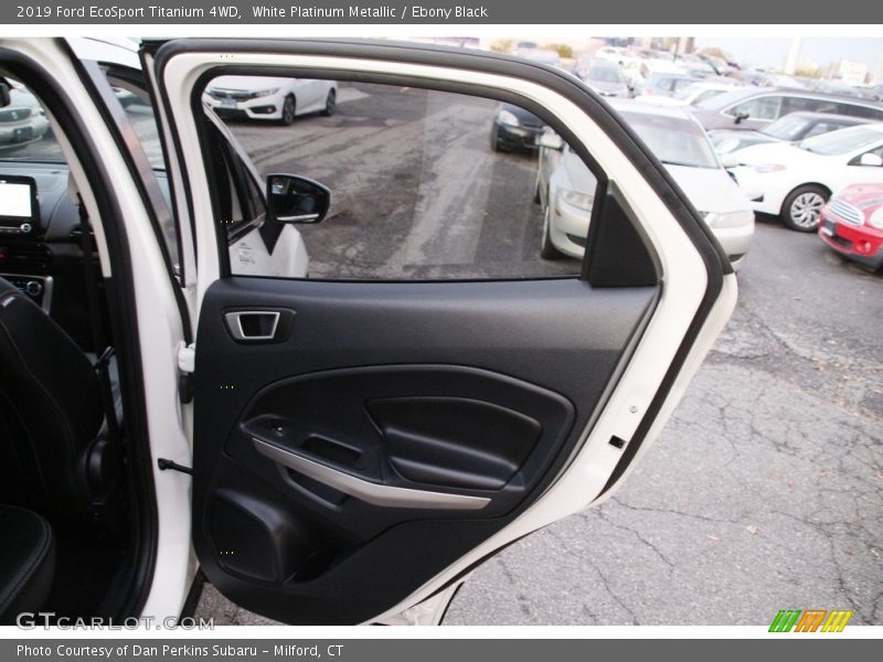 White Platinum Metallic / Ebony Black 2019 Ford EcoSport Titanium 4WD