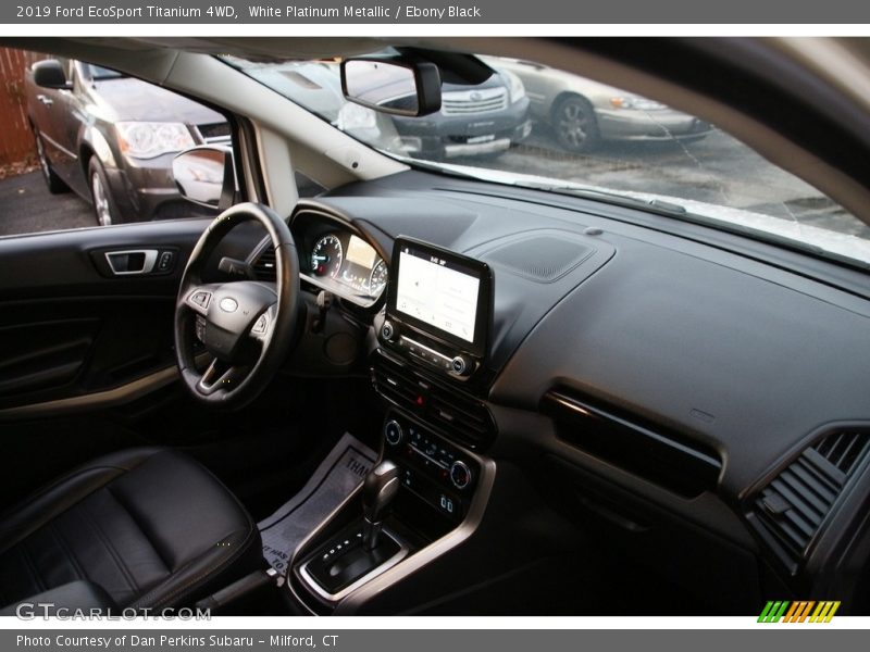 White Platinum Metallic / Ebony Black 2019 Ford EcoSport Titanium 4WD