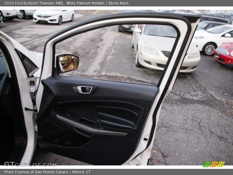 White Platinum Metallic / Ebony Black 2019 Ford EcoSport Titanium 4WD