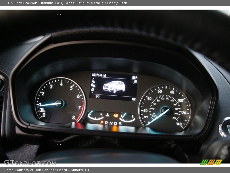 White Platinum Metallic / Ebony Black 2019 Ford EcoSport Titanium 4WD