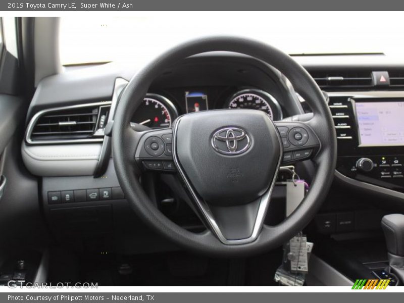 Super White / Ash 2019 Toyota Camry LE