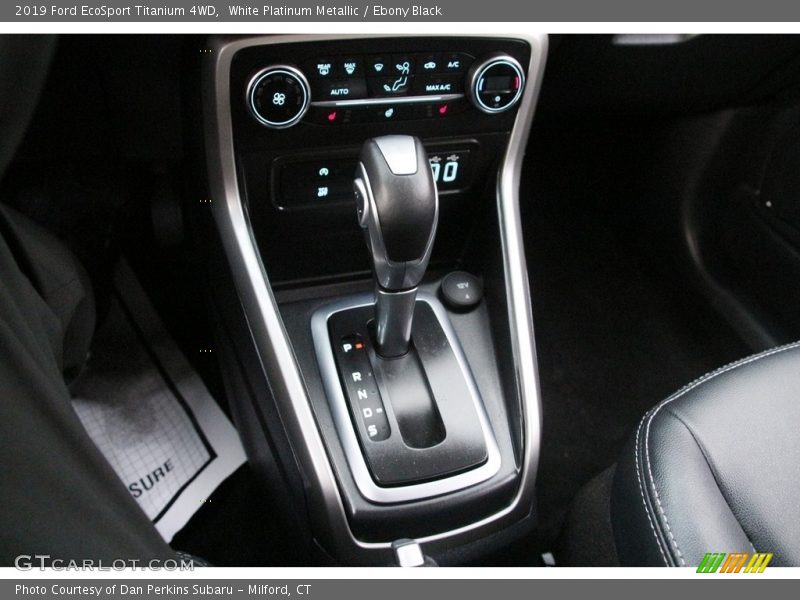 White Platinum Metallic / Ebony Black 2019 Ford EcoSport Titanium 4WD