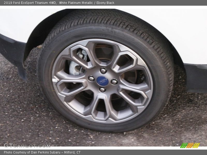 White Platinum Metallic / Ebony Black 2019 Ford EcoSport Titanium 4WD
