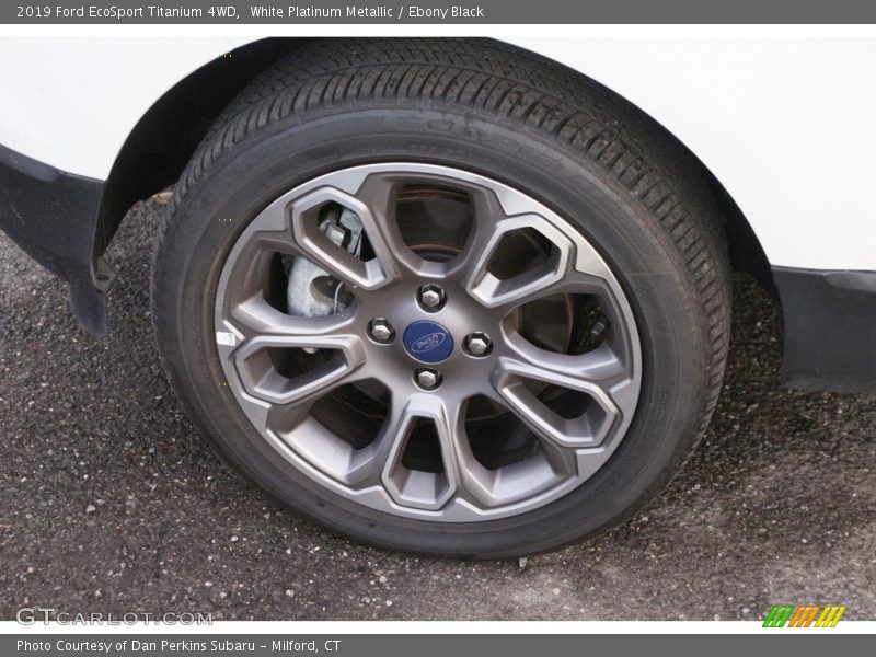 White Platinum Metallic / Ebony Black 2019 Ford EcoSport Titanium 4WD