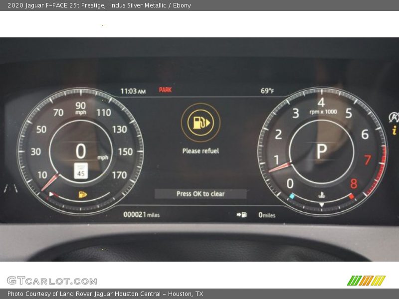 Indus Silver Metallic / Ebony 2020 Jaguar F-PACE 25t Prestige