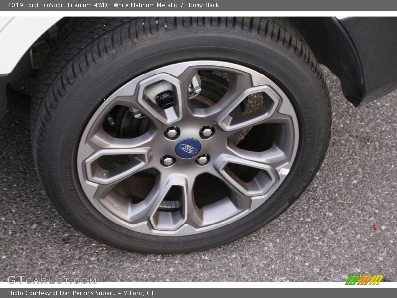 White Platinum Metallic / Ebony Black 2019 Ford EcoSport Titanium 4WD
