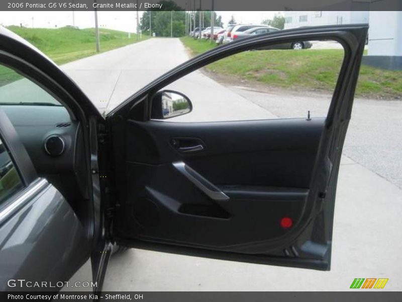 Granite Metallic / Ebony 2006 Pontiac G6 V6 Sedan