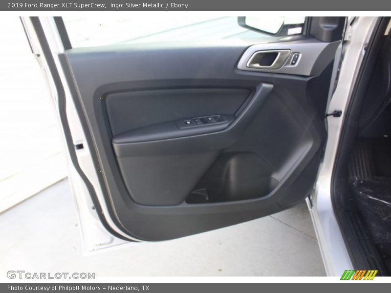 Ingot Silver Metallic / Ebony 2019 Ford Ranger XLT SuperCrew