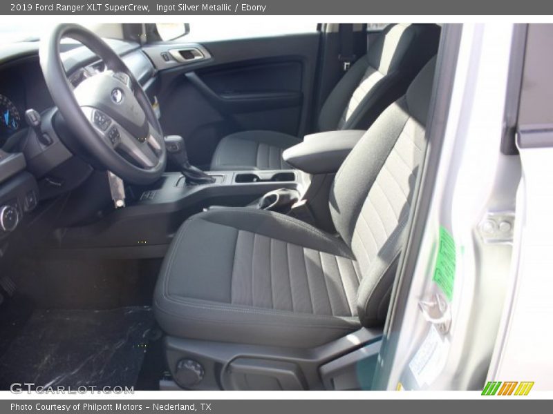 Ingot Silver Metallic / Ebony 2019 Ford Ranger XLT SuperCrew