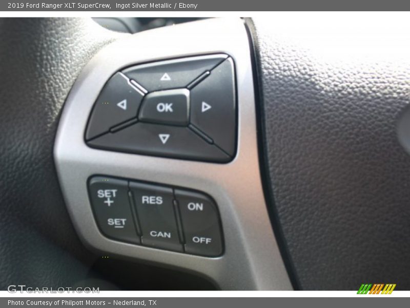 Ingot Silver Metallic / Ebony 2019 Ford Ranger XLT SuperCrew