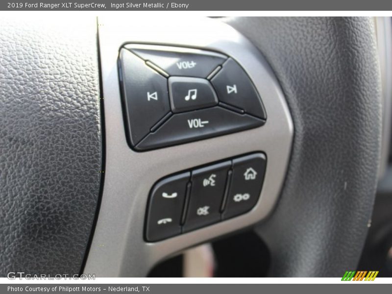 Ingot Silver Metallic / Ebony 2019 Ford Ranger XLT SuperCrew