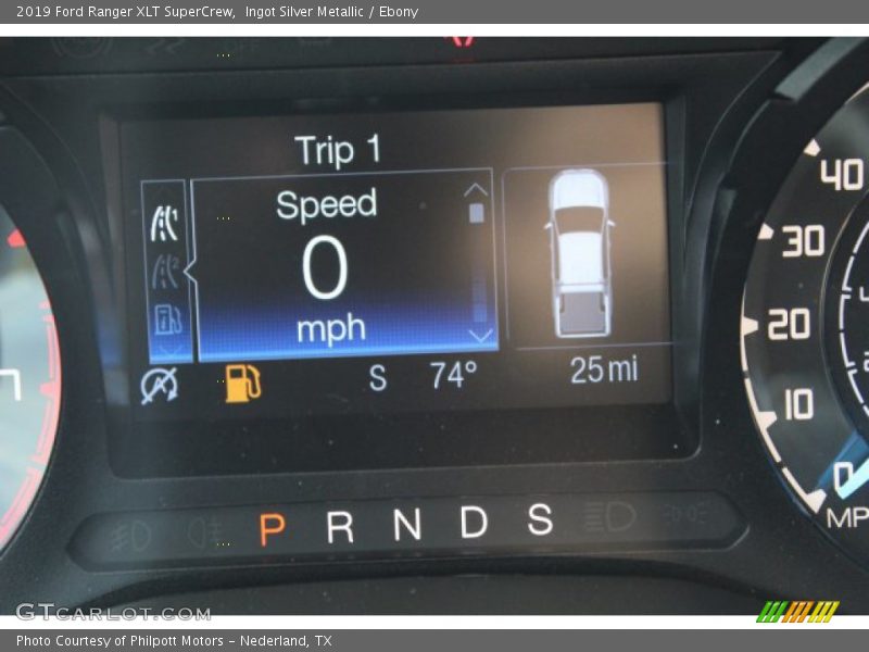 Ingot Silver Metallic / Ebony 2019 Ford Ranger XLT SuperCrew