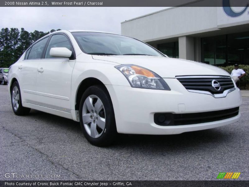 Winter Frost Pearl / Charcoal 2008 Nissan Altima 2.5