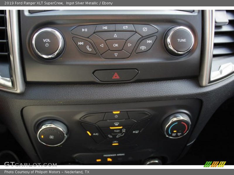 Ingot Silver Metallic / Ebony 2019 Ford Ranger XLT SuperCrew