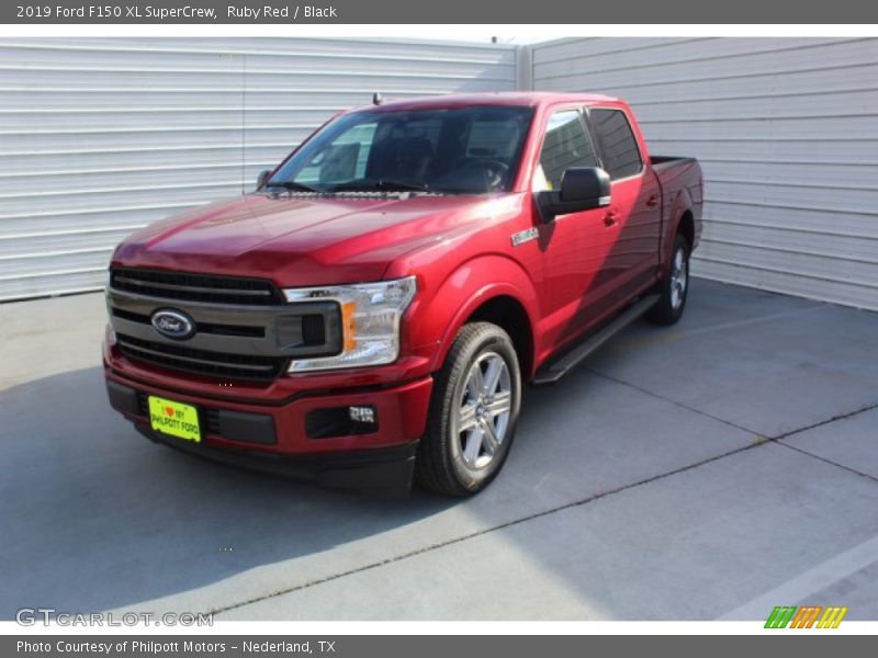 Ruby Red / Black 2019 Ford F150 XL SuperCrew