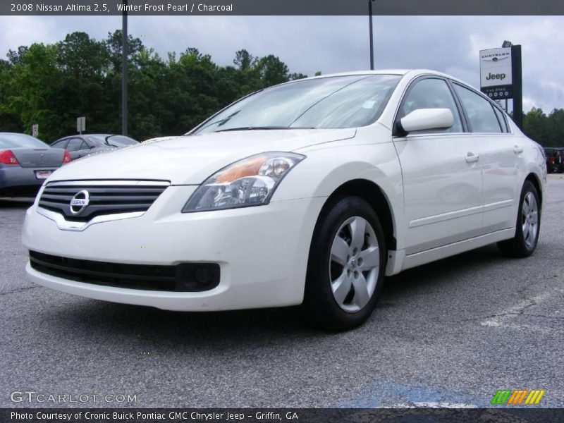 Winter Frost Pearl / Charcoal 2008 Nissan Altima 2.5