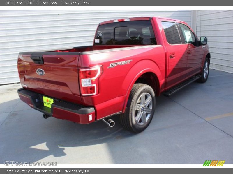 Ruby Red / Black 2019 Ford F150 XL SuperCrew