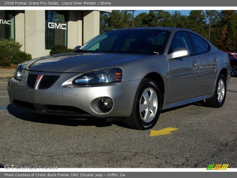 Liquid Silver Metallic / Ebony 2008 Pontiac Grand Prix Sedan