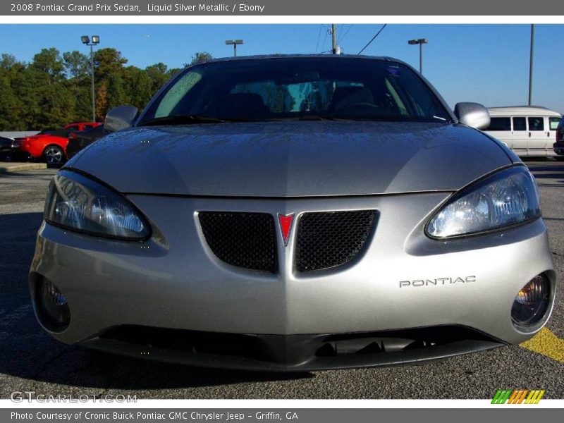 Liquid Silver Metallic / Ebony 2008 Pontiac Grand Prix Sedan