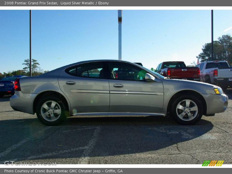 Liquid Silver Metallic / Ebony 2008 Pontiac Grand Prix Sedan