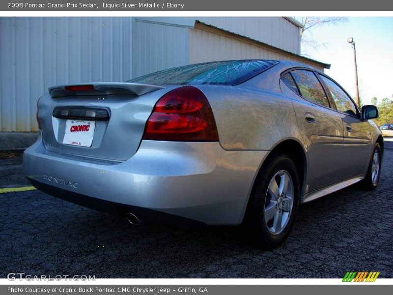 Liquid Silver Metallic / Ebony 2008 Pontiac Grand Prix Sedan