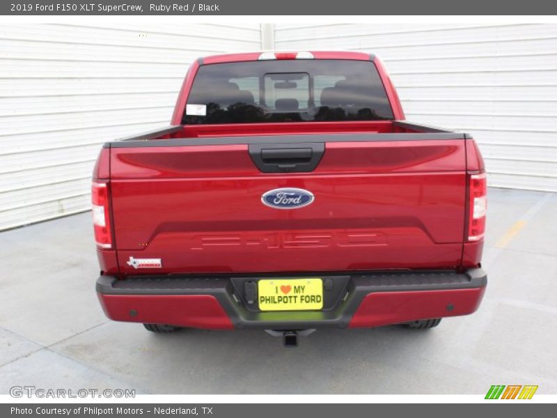 Ruby Red / Black 2019 Ford F150 XLT SuperCrew