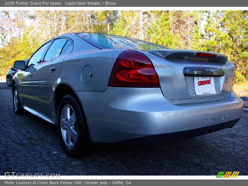 Liquid Silver Metallic / Ebony 2008 Pontiac Grand Prix Sedan