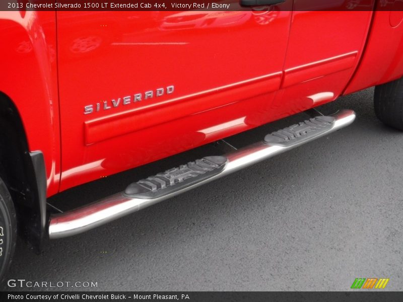Victory Red / Ebony 2013 Chevrolet Silverado 1500 LT Extended Cab 4x4