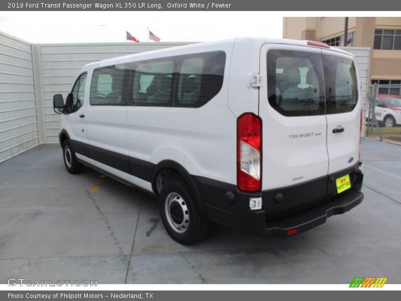 Oxford White / Pewter 2019 Ford Transit Passenger Wagon XL 350 LR Long
