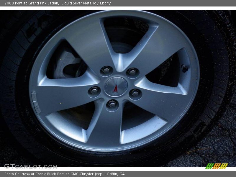Liquid Silver Metallic / Ebony 2008 Pontiac Grand Prix Sedan