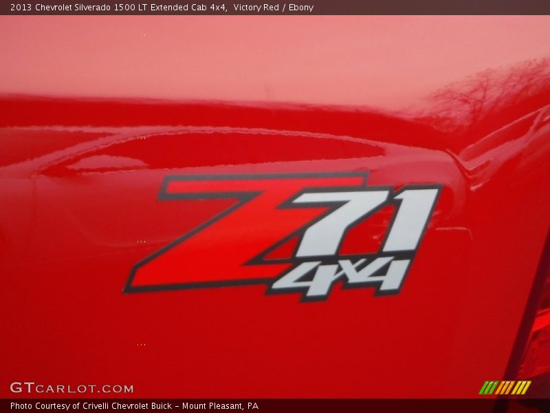 Victory Red / Ebony 2013 Chevrolet Silverado 1500 LT Extended Cab 4x4