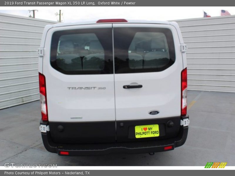 Oxford White / Pewter 2019 Ford Transit Passenger Wagon XL 350 LR Long