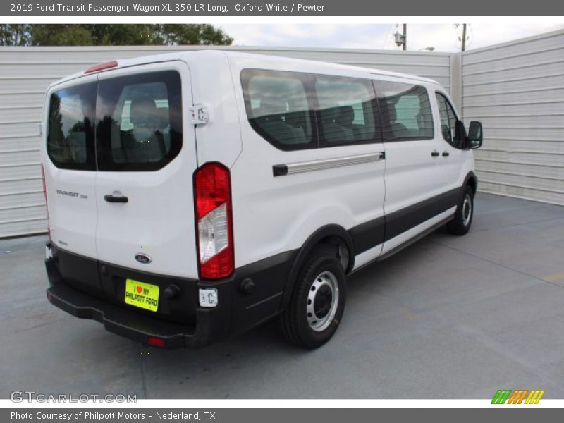 Oxford White / Pewter 2019 Ford Transit Passenger Wagon XL 350 LR Long