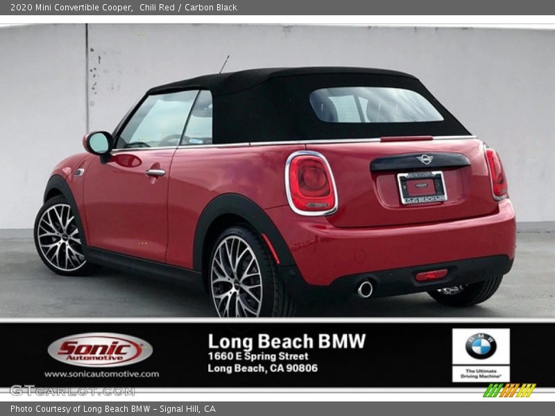 Chili Red / Carbon Black 2020 Mini Convertible Cooper