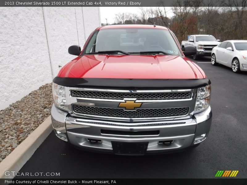 Victory Red / Ebony 2013 Chevrolet Silverado 1500 LT Extended Cab 4x4