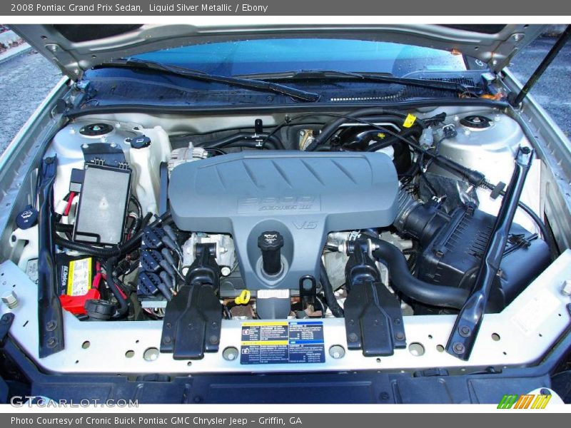 Liquid Silver Metallic / Ebony 2008 Pontiac Grand Prix Sedan