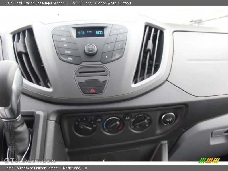 Oxford White / Pewter 2019 Ford Transit Passenger Wagon XL 350 LR Long